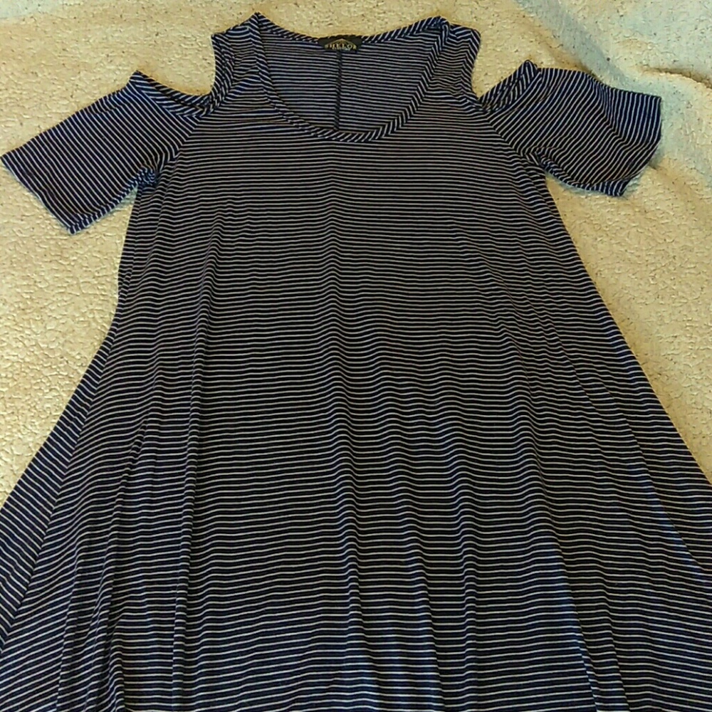 Cold shoulder dress